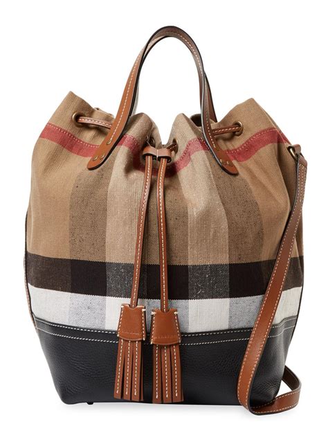 burberry check canvas bag|Women’s Check Bags .